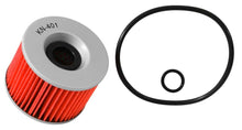 Load image into Gallery viewer, K&amp;N Honda / Kawasaki / Yamaha / Triumph 3in OD x .75ID x 2.210in H Oil Filter (KN-401)