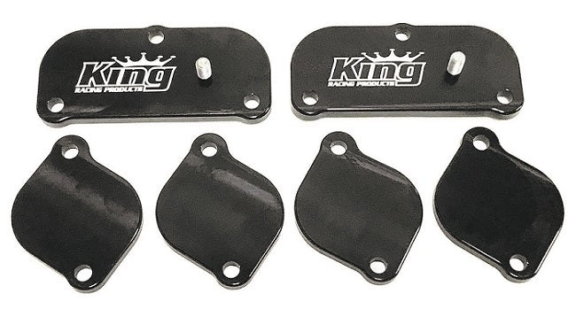 King Racing Products Exhaust Cover Kit Billet Spread Port - 2100