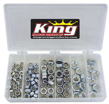 Load image into Gallery viewer, King Racing Products 1/2in Steel Nut Kit 105pc - 2700