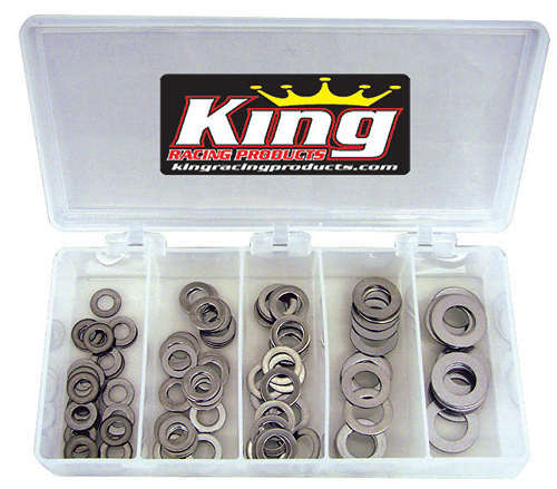 King Racing Products Stainless Washer Kit .030 145pc - 2720