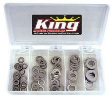 Load image into Gallery viewer, King Racing Products Stainless Washer Kit .030 145pc - 2720