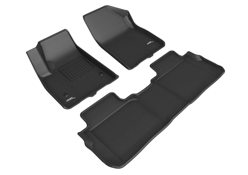 3D Maxpider KAGU Floor Mat, BLACK, 1ST ROW/2ND ROW (L1CH09201509)