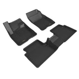 3D Maxpider KAGU Floor Mat, BLACK, 1ST ROW/2ND ROW (L1FR14601509)