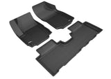 3D Maxpider KAGU Floor Mat, BLACK, 1ST ROW/2ND ROW (L1GM02301509)