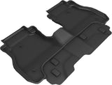 3D Maxpider 2020 Jeep Gladiator Jt Kagu 2nd Row Floormats - Black (L1JP02221509)