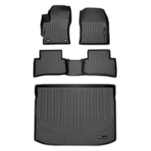 Load image into Gallery viewer, SMARTLINER Custom Fit Floor Mats 2 Rows and Cargo Liner Trunk Set Black Compatible With 2019-2023 Toyota Corolla Hatchback (SA0424/B0424/D0425)