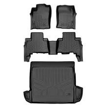 Load image into Gallery viewer, SMARTLINER Floor Mats and Cargo Liner Set Black Compatible With 2010-2012 Toyota 4Runner 5 Passenger Model without Sliding Rear Tray (SA0040/B0120/D0208)
