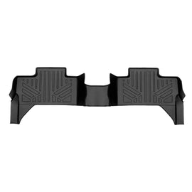 SMARTLINER Custom Fit Black 2nd Row Floor Mat Liner Set Compatible With 2022-2023 Toyota Tundra Double Cab with 2nd Row Underseat Storage (SB0625)