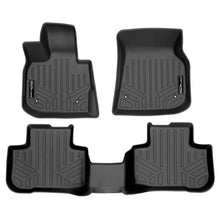 Load image into Gallery viewer, SMARTLINER All Weather Custom Fit Floor Mats 2 Row Liner Set Black Compatible With 2018-2022 BMW X3 And X4 (SA0484/B0484)