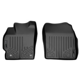 SMARTLINER Custom Fit All Weather Protection Black 1st Row Liners Compatible With 2012-2015 Toyota Prius (SA0123)