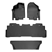 Load image into Gallery viewer, SMARTLINER Custom Fit Floor Mats 3 Row Liner Set Black Compatible With 2018-2025 Honda Odyssey - All Models (SA0325/B0325/C0325)