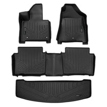 Load image into Gallery viewer, SMARTLINER All Weather Custom Fit Black 2 Row Floor Liner Set &amp; Cargo Liner Behind 3rd Row Set Compatible With 2024 Hyundai Santa Fe Hybrid (SA0742/B0751/E0742)
