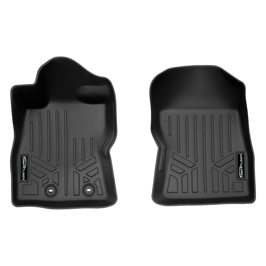 SMARTLINER Custom Fit All Weather Protection Black 1st Row Liners Compatible With 2024-2025 Subaru Impreza (SA0722)