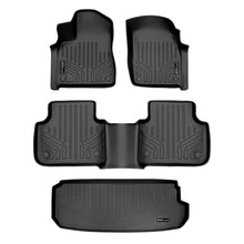 Load image into Gallery viewer, SMARTLINER Custom Fit All Weather Protection Black 2 Row Floor Liners &amp; Cargo Liner behind the 3rd Row Seats Compatible With 2017-2025 Audi Q7/SQ7 (SA0364/B0364/E0364)