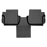 SMARTLINER Custom Fit Floor Mats 2nd Row Liner Black Compatible With 2014-2021 Transit Connect 2nd Row Bucket Seats W/Carpet Flooring (SB0478)