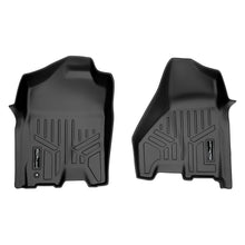 Load image into Gallery viewer, SMARTLINER Floor Mats 1st Row Liner Set Black Compatible With 2009-2012 Dodge Ram 1500 Crew Cab/2010-2012 Ram 2500/3500 Crew or Mega Cab (SA0252)