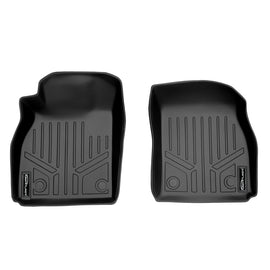 SMARTLINER Custom Fit Floor Mats 1st Row Liner Set Black Compatible With 2013-2016 Chevrolet Malibu (SA0187)