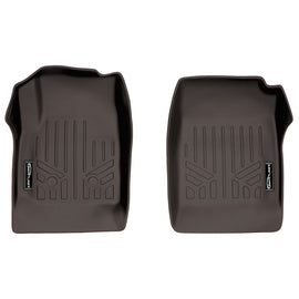 SMARTLINER Custom Fit Floor Mats 1st Row Liner Set Cocoa Compatible With 2015-2022 Chevy Colorado / GMC Canyon - All Models (SA3164)