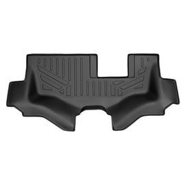 SMARTLINER Floor Mats Liner Third Row for Ford Everest 2015-2017 Black (SC0327)