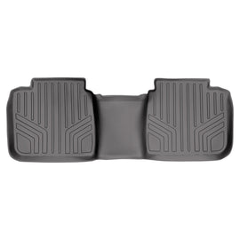 SMARTLINER Custom Fit Floor Mats 2nd Row Liner Grey Compatible With 2012-2017 Toyota Camry (SB2102)