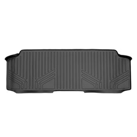 SMARTLINER Floor Mats 2nd Row Liner Black Compatible With 2008-2020 Grand Caravan / Chrysler Town & Country (SB0220)