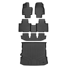 Load image into Gallery viewer, SMARTLINER 3 Row Floor Mats &amp; Cargo Liner Behind 2nd Row Compatible With 2020-2022 Toyota Highlander (SA0500/B0522/C0500/D0515)