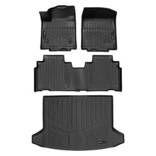 Load image into Gallery viewer, SMARTLINER Custom Fit All Weather Protection Black 2 Row Floor Liners &amp; Cargo Liner behind the 2nd Row Seats Compatible With 2024-2025 Chevrolet Blazer EV (SA0739/B0739/D0739-N1)