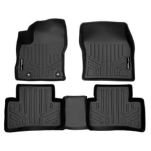 Load image into Gallery viewer, SMARTLINER Custom Fit All Weather 2 Row Black Floor Mat Liner Set Compatible With 2022-2024 Toyota Corolla Cross Hybrid (SA0724/B0598)