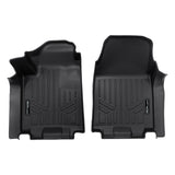 SMARTLINER Custom Fit All Weather Protection Black 1st Row Liners Compatible With 2024-2025 Chevrolet Silverado EV (SA0753)