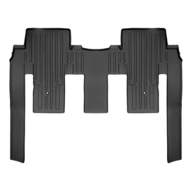 SMARTLINER Custom Fit Black 2nd Row Floor Mat Liner Set Compatible With 2022-2023 Kia Carnival MPV (SB0556)