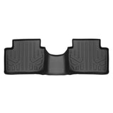 SMARTLINER Custom Fit All Weather 2nd Row Black Floor Mat Liners Compatible With 2019-2023 Mazda 3 (SB0696)