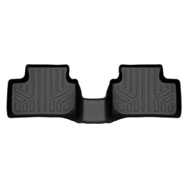 SMARTLINER Custom Fit All Weather 2nd Row Black Floor Mat Liners Compatible With 2021-2023 Volvo XC40 Recharge/ 2022-2023 Volvo C40 Recharge (SB0617)