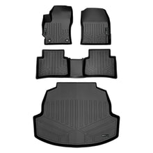 Load image into Gallery viewer, SMARTLINER Custom Fit Floor Mats 2 Rows and Cargo Liner Trunk Set Black Compatible With 2020-2023 Toyota Corolla Sedan (SA0424/B0462/D0424)
