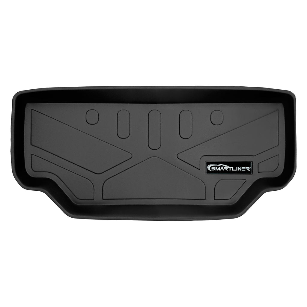 SMARTLINER All Weather Custom Fit Black Front Trunk Liner Compatible With 2021-2023 Tesla Model S (F0368)