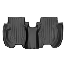 SMARTLINER Custom Fit Floor Mats 2nd Row Liner Black Compatible With 2015-2020 Honda Fit (SB0195)