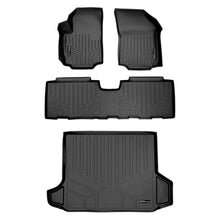 Load image into Gallery viewer, SMARTLINER Custom Fit Floor Mats 2 Rows and Cargo Liner Black Compatible With 2018-2024 GMC Terrain - All Models (SA0333/B0310/D0310)