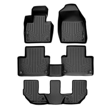 Load image into Gallery viewer, SMARTLINER Custom Fit Floor Mats 3 Row Liner Set Black Compatible With 2016-2023 Volvo XC90 (SA0223/B0611/C0223)