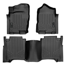 Load image into Gallery viewer, SMARTLINER All Weather Custom Fit 2 Row Floor Mat Liner Set Compatible With 2017-2022 Nissan Titan/ Titan XD (SA0216/B0639)