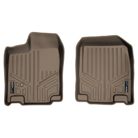 SMARTLINER Custom Fit Floor Mats 1st Row Liner Set Tan Compatible With 2007-2010 Ford Edge / Lincoln MKX (SA1085)