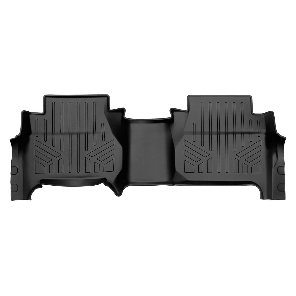 SMARTLINER Custom Fit Floor Mats 2nd Row Liner Black Compatible With 2005-2021 Nissan Frontier Crew Cab (SB0121)