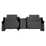 SMARTLINER Custom Fit Floor Mats 2nd Row Liner Black Compatible With 2005-2021 Nissan Frontier Crew Cab (SB0121)