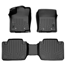 Load image into Gallery viewer, SMARTLINER Custom Fit Floor Mats 2 Row Liner Set Black Compatible With 2018-2021 Toyota Tacoma Access/Extended Cab (SA0354/B0211)
