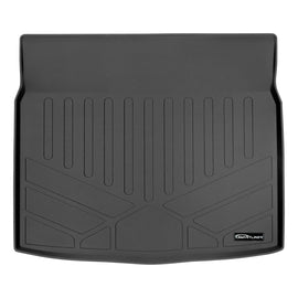 SMARTLINER Cargo Trunk Liner Floor Mat Black Compatible With 2017-2022 Kia Sportage - Liner fits with Cargo Tray in Lowest Position (SD0428)
