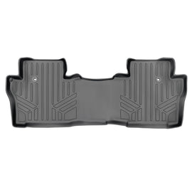 SMARTLINER Custom Fit Floor Mats 2nd Row Liner Grey Compatible With 2016-2022 Honda Pilot (SB2200)