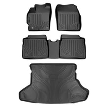Load image into Gallery viewer, SMARTLINER Custom Fit All Weather Protection Black 2 Row Floor Liners &amp; Cargo Liner behind the 2nd Row Seats Compatible With 2012-2015 Toyota Prius (SA0123/B0123/D0123)