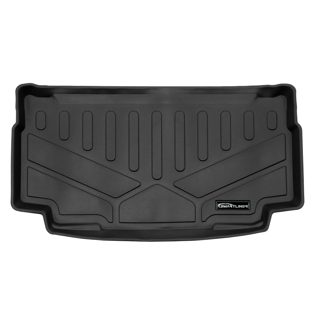 SMARTLINER Custom Fit All Weather Protection Black Cargo Liner Under The Cargo Deck Compatible With 2023-2025 Mitsubishi Outlander PHEV (SE0733)