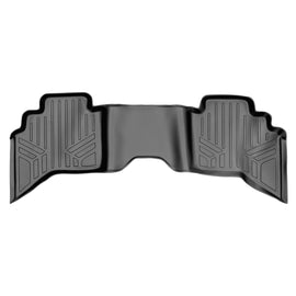 SMARTLINER Custom Fit Floor Mats 2nd Row Liner Grey Compatible With 2002-2008 Dodge Ram 1500 Quad Cab / 2003-2009 2500/3500 Quad Cab (SB2182)