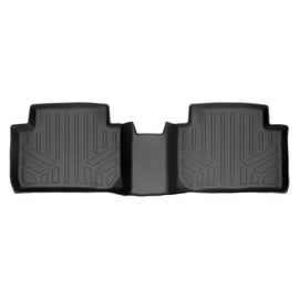 SMARTLINER Custom Fit Floor Mats 2nd Row Liner Black Compatible With 2016-2021 Honda Civic Sedan or Hatchback Only (SB0224)