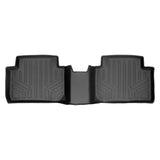 SMARTLINER Custom Fit Floor Mats 2nd Row Liner Black Compatible With 2016-2021 Honda Civic Sedan or Hatchback Only (SB0224)