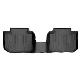 SMARTLINER Custom Fit Floor Mats 2nd Row Liner Black Compatible With 2013-2017 Subaru Crosstrek / XV Crosstrek (SB0265)